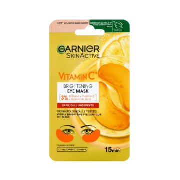 Garnier Skin Active osvetljevalni obliži za oči - 3% vitamina C 5 g