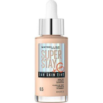 Maybelline Super Stay 24H Skin Tint osvetljevalni tekoči puder za obraz z vitaminom C št. 6,5 - 30 ml