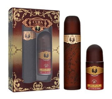 CUBA SET GOLD toaletna voda 100 ml + roll-on