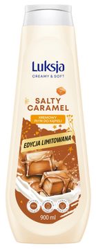 LUKSJA Kremna in mehka kremna pena za kopel - slani karamel 900 ml