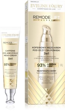 Eveline D'AURY Remodelift Therapy kofeinska mezokrema 3 v 1 za podočnjake in veke 15 ml