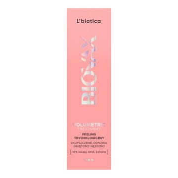 L'BIOTICA Biovax Volumetric Trichological Peeling - čiščenje, obnova volumna in gostote 100 ml