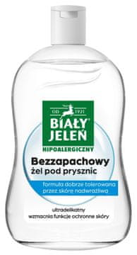 POLLENA BIAŁY JELEŃ Hipoalergenski gel za tuširanje brez dišav 500 ml