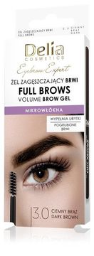 DELIA Eyebrow Expert gel za zgoščevanje obrvi - Full Brow 3.0 rjava 7 ml