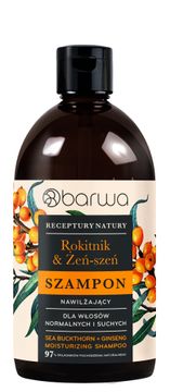 BARWA Nature's Recipes vlažilni šampon za normalne in suhe lase - z rakitovcem in ginsengom