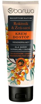 BARWA Recepti narave Regeneracijska krema za stopala - rakitovec in ginseng 100 ml