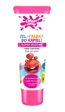 Gel barva za kopel super roza - vonj po sladkorni peni 88 ml