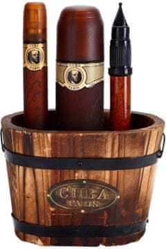 Christopher Dark CUBA Gold Set za moške Cuba Gold Eau de Toilette 100 ml + Cuba Gold Eau de Toilette 35 ml + Cuba Gold Eau de Toilette 15 ml