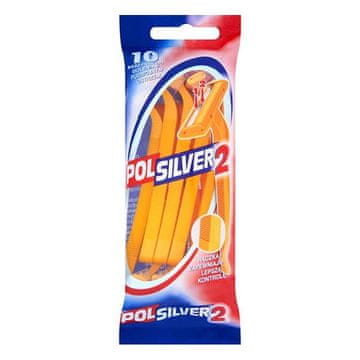 Procter POLSILVER 2 britvice z dvojnim rezilom 1 paket - 10 kosov.