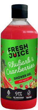 ELFA PHARM Gel za prhanje z rabarbaro in brusnicami FRESH JUICE 473 ml