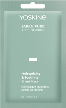 DAX YOSKINE Japan Pure vlažilna in pomirjujoča maska iz platna