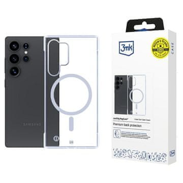 3MK Ovitek za Samsung Galaxy S25 Ultra MagCase črne barve