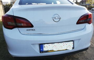 Opel ASTRA J Limuzina - Tuning kromiranih okrasnih letev prtljažnika