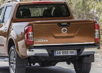 NISSAN NAVARA IV D23 KROMIRANI LETOVI Kromirana vrata prtljažnika