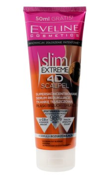 Eveline 4D slim EXTREME Scalpel Super koncentriran serum za zmanjšanje maščobnega tkiva 250 ml