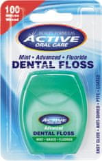 Beauty Formulas Zobna nitka Active Oral Care Improved Mint z voskom in fluoridom