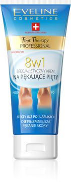 Eveline Foot Therapy Professional krema za razpokane pete 8v1 100ml