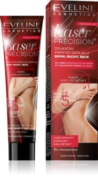 Eveline Laser Precision 5-minutna krema za odstranjevanje dlak na bikini predelu, pazduhah in rokah 125 ml