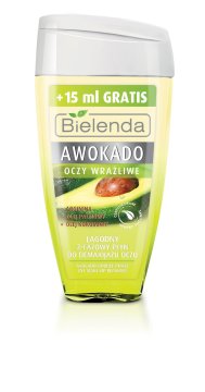 Bielenda Avokado dvofazni odstranjevalec ličil za oči za suho in dehidrirano kožo 125 ml