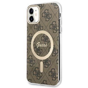 Guess KOMPLET OVITEK GUESS + POLNILEC ZA IPHONE 11 6.1 TRDA ETUI 4G PRINT