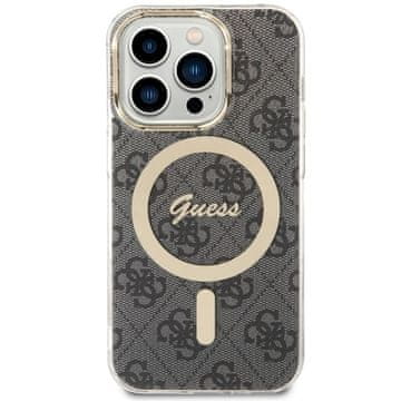 Guess OVITEK GUESS ZA IPHONE 14 PRO 6.1 TRDO OVITEK ZA MAGSAFE NAJBOLJŠA ZAŠČITA
