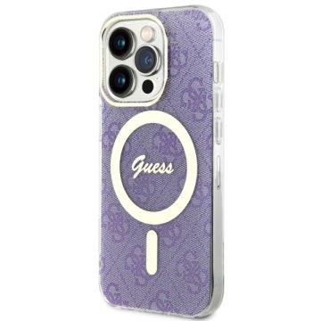 Guess TRDI OVITEK GUESS ZA IPHONE 14 PRO 6.1 ZA MAGSAFE S SILIKONSKIM OKVIRJEM 4G