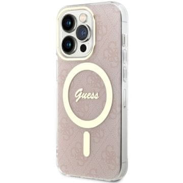 Guess OVITEK GUESS FOR MAGSAFE HARDCASE ZA IPHONE 14 PRO 6.1 Z ZAŠČITNIM OVITKOM