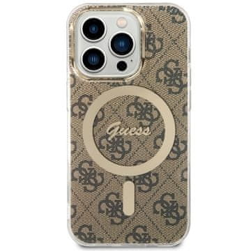 Guess OVITEK GUESS ZA IPHONE 14 PRO 6.1 TRDO OVITEK ZA MAGSAFE NAJBOLJŠA ZAŠČITA