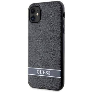 Guess GUESS CASE HARDCASE ZA IPHONE 11 XRS GREY 4G STRIPE VISOKA ZAŠČITA