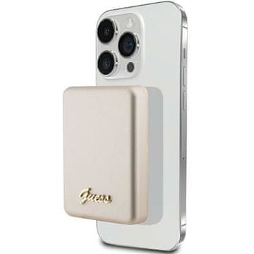 Guess Induktivna prenosna baterija 5W 3000mAh MagSafe Gold