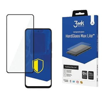 3MK Kaljeno steklo za Poco M6 5G HardGlass Max Lite črno