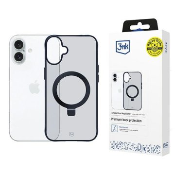3MK Ovitek s stojalom MagSafe za iPhone 16 , siv