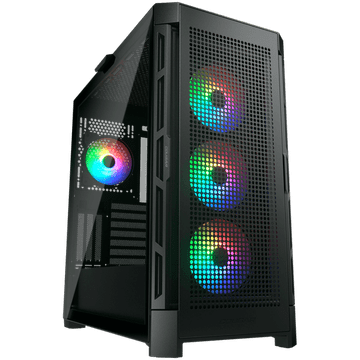 COUGAR AIRFACE PRO RGB PC Case, Mid Tower, Black