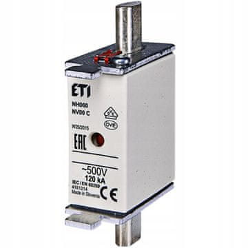shumee Industrijska talilna vložka, kombinirana, 125 A gG/gL, 500 V WT-00C