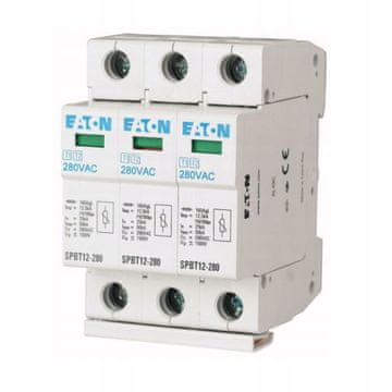 shumee Odvodnik prenapetosti tip 1+2 (razred B+C) 3P 12,5 kA 3M, SPBT12-280/3; eaton