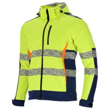 Proline VISOKO VIDLJIVA SOFTSHELL JAKNA RUMENOMODRA, "S", CE, LAHTI