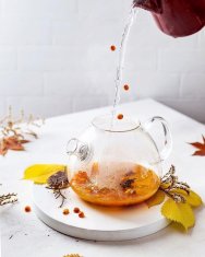Vrč za čaj in zelišča, termo steklo, Wilmax, 1,5 l