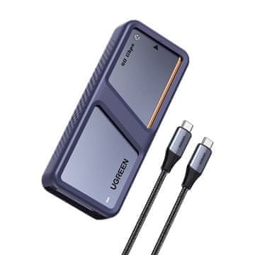 Ugreen Ugreen D703 M.2 NVMe SSD ohišje USB4, 8TB, sivo