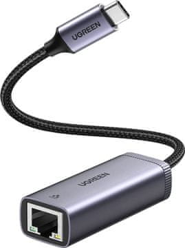 Ugreen Ugreen USB-C na Gigabit Ethernet adapter, 1000 Mbps, siv
