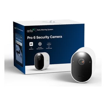 Arlo Arlo Pro 6 2K+ IP varnostna kamera za notranjo in zunanjo uporabo, 160°, 12x zoom, nočni vid