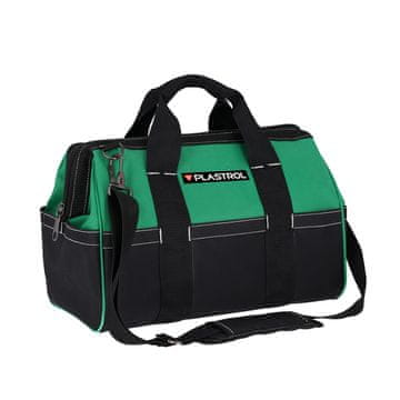 slomart PLASTROL Torba za orodje - 16" (42x30x22cm), zelena