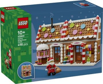 slomart LEGO Iconic 40809 Božična hiška iz medenjakov