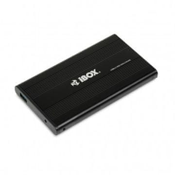 slomart iBox HD-02 kovinska enota za 2.5" HDD, USB, črna