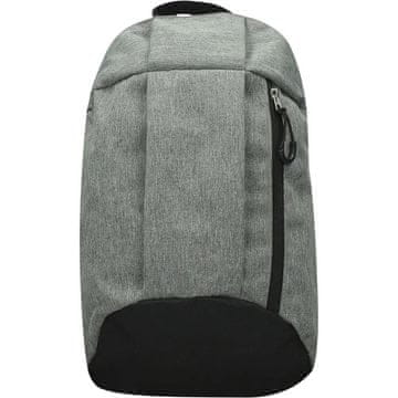 PIGO Nahrbtnik aksel melange 40 x 22 x 10 cm - siv