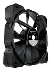 Cougar COUGAR MHP 120 Ventilator kućišta, Crni, pakiranje od 3 kom.
