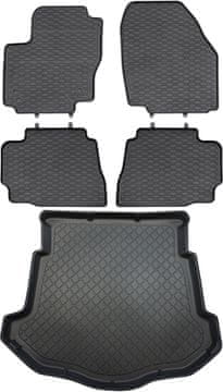 shumee Ford Mondeo IV Hatchback od 09.2007-2011 komplet - gumijaste avtotesnine + zaščitna preproga za prtljažnik