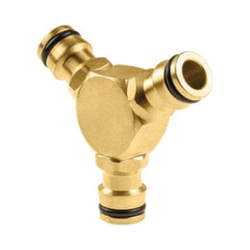 Cellfast Łącznik trójnik 3/4"+1/2"-5/8" BRASS 52-845 Mosiądz Rozdzielacz