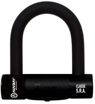Auvray zapięcie U-LOCK XTREM MEDIUM BLACK EDITION - bolec 18mm, 155mm x 163mm (klasa S.R.A.)