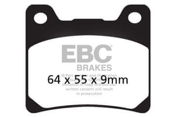 Klocki hamulcowe EBC FA088V V-PAD (kpl. na 1 tarcze)