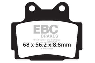 Klocki hamulcowe EBC FA104 (kpl. na 1 tarcze)